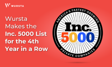 Wursta is featured on the Inc. 5000 list for the fourth consecutive year!