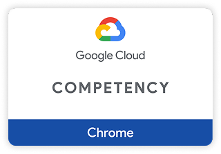Google Cloud Chrome competency badge