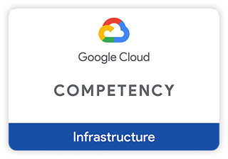 Google Cloud Infrastructure competency badge